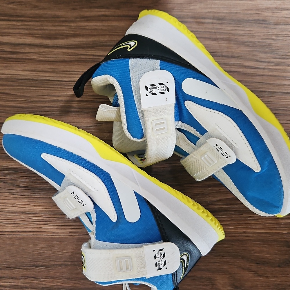Lebron Kids Blue and White Sneakers 8C